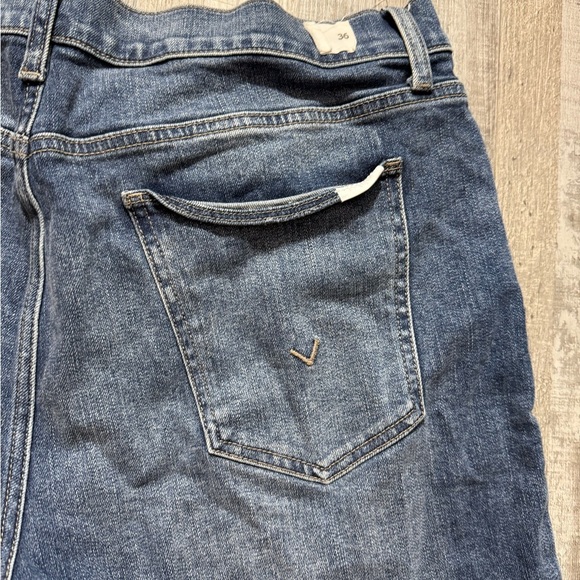 Hudson Jeans Blue Jean Shorts with Frayed Hem casual denim summer wear - Picture 3 of 7